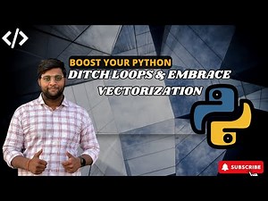 Difference Between Loops And Vectors | What is Vectorization | Vectorization Using Python #vector