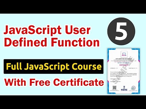 JavaScript User Defined Function