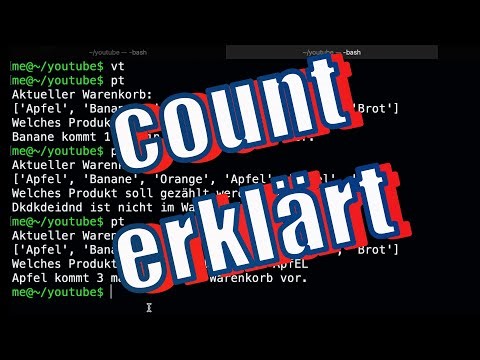 Learning Python – The count method simply explained