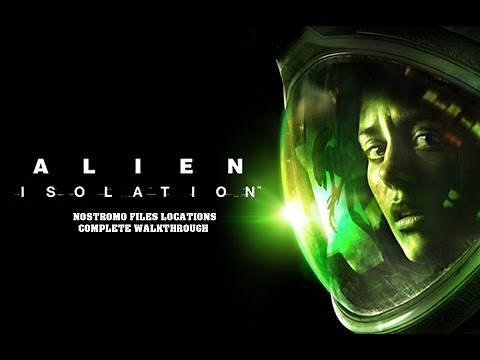 Alien Isolation Nostromo logs Full Walkthrough