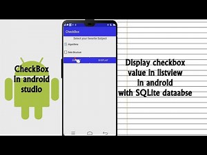 Checkbox in android | get multiple checkbox value and display listview in android SQLite database
