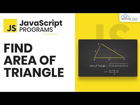 Calculate the Area of Triangle Using JavaScript Code | JavaScript Examples for Beginners