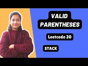 Valid Parentheses | Leetcode 20 | Stack | Day-13