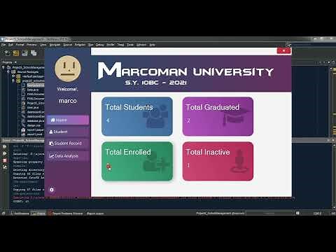 JavaFX Project - School Management System (2021) using Java Netbeans
