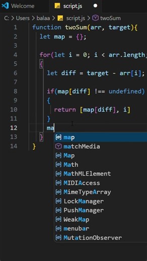 Two Sum Problem 🔥💯 | Must-Know JavaScript Interview Question!