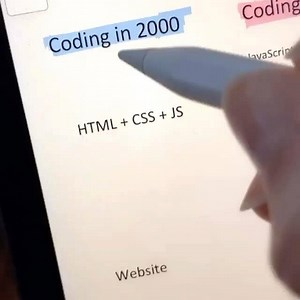 Coding in 2000 vs 2020.... credit: @chrisoncode | The Crazy Programmer