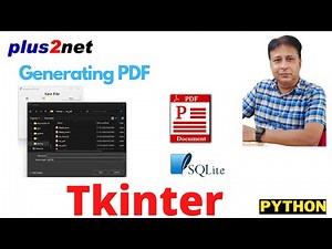 Create a Python GUI to Save Student Data as PDF Using Tkinter, SQLite, and ReportLab