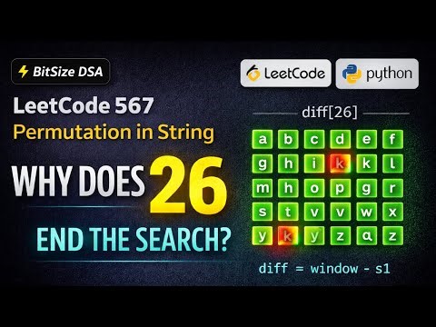 Why This 26-Slot Array Instantly Solves LeetCode 567