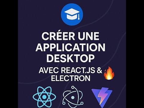 📚 Créer une Application Desktop avec React.js & Electron 🔥 (Tuto Débutant + Setup GitHub)