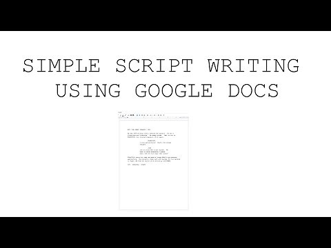 Script Formatting in Google Docs - Short and Simple - 2019