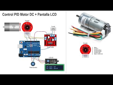 PID Controller for DC Motor with Encoder - Arduino