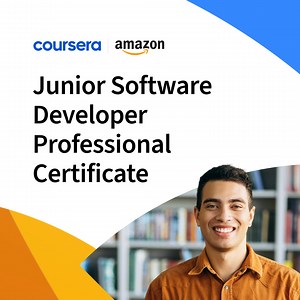 A new career in software engineering is in reach with the new Junior Software Developer Professional Certificate from Amazon. Learn job-ready skills like Java programming, SQL, full-stack web development, and more—no experience required! Learn at your own pace and you could earn a credential from a global tech leader in less than six months. | Coursera
