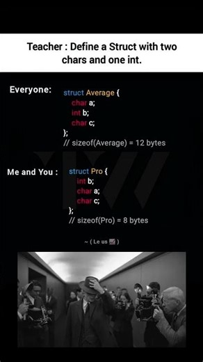 The #1 Reason Your C Struct Uses More Memory Than Needed #programming #code #ai #coding #codinglife