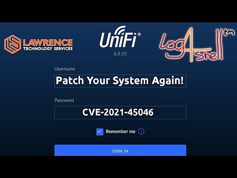 Patching UniFi AGAIN To 6.5.55! This Time The Log4J CVE-2021-45046 Vulnerability