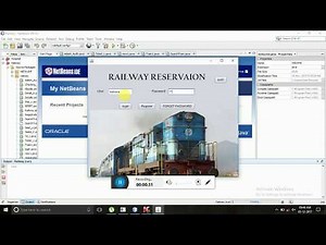 Mini project Railway reservation system in 3 mins