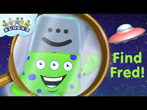 Find Fred the Alien! | Writing Made Easy | Phonics for Kids - Learn To Read | ‪@officialalphablocks‬