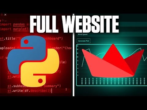 Build a Python Website in 15 Minutes With Streamlit
