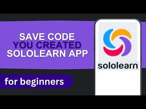 How to Save Code in SoloLearn App on Mobile | SoloLearn Tutorial For Beginners