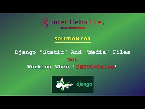 Django static files not working when DEBUG is False part-1 - coder webiste | #shorts