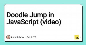 Doodle Jump in JavaScript (video)