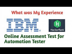 IBM Online Assessment Test Experience | IBM Hackerrank Test
