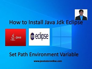 How to Install Java Jdk Eclipse and Set Path Environment Variable in Windows 10 | JavaTutorOnline