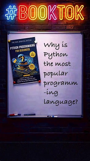 Should you learn #python in 2026? Absolutely yes. Why? - Boost your efficiency #selfhelp - Boost your career #selfimprovement - Boost your income Python Programming for Beginners: A Hands-On Crash Course with Step-by-Step Projects to Learn Python Fast and Build Real-World Skills available now on amazon also free to read for kindle subscribers #booktok