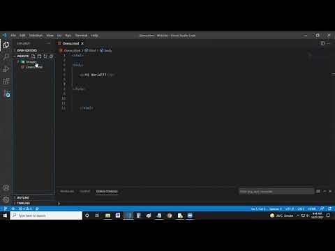 How to add images in HTML website with visual studio code