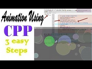 Animation CPP Program to Draw Circles| Drawing in C++ using graphics file
