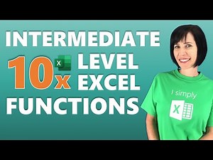 Top 10 Most Important Intermediate Excel Functions