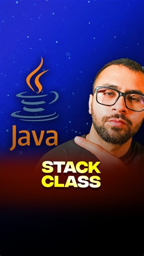Vipul Tyagi on Instagram: "Master the Java Stack class in just 100 seconds! 📚👨‍💻 Ever wondered how the BACK button works in your favorite apps? It’s all about LIFO (Last In, First Out) - the principle behind Java’s Stack data structure! In this quick tutorial, I’ll show you: - How to create a Stack in Java - Push and pop operations with real browser examples - Essential Stack methods you need to know - Real-world applications where Stacks are crucial This is the secret sa