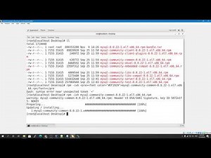 7 - Installing MySQL on Linux Using RPM Packages | MySQL DBA Tutorial | MySQL 8 DBA Tutorial