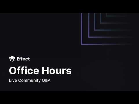 Effect Language Service -- TypeScript-Go (Effect Office Hours 21 🔥)