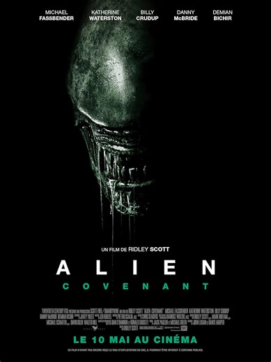 Alien: Covenant (2017) ⭐ 6.4 | Horreur, Science-fiction, Thriller