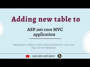 Working with multiple tables | asp.net core MVC 6 tutorial for beginners