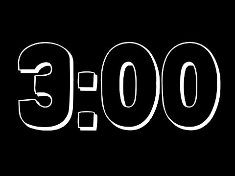 3 Minute Countdown Timer With Voice