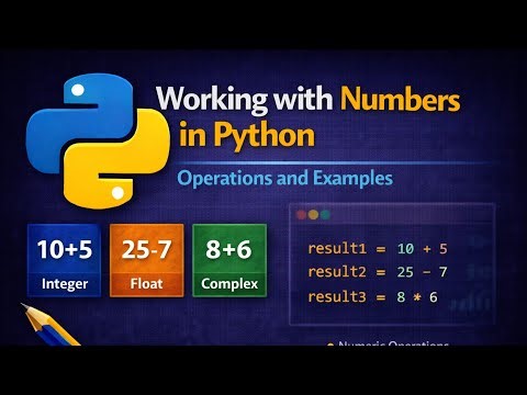 Working with Numbers in Python | Operations and Examples