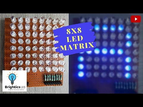 DIY || How to make 8x8 led matrix display Part -1 | Universal led matrix 8x8 ~ control using Arduino