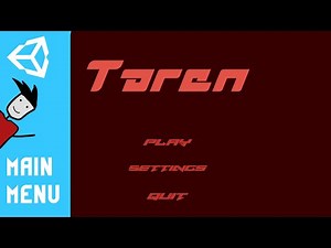 How to make a good main menu in unity easily/Scene Management and button animations in unity