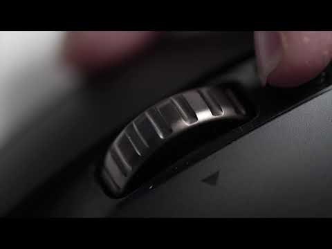 Logitech G502 Hero Mouse - Infinite Scroll Wheel Demo Closeup