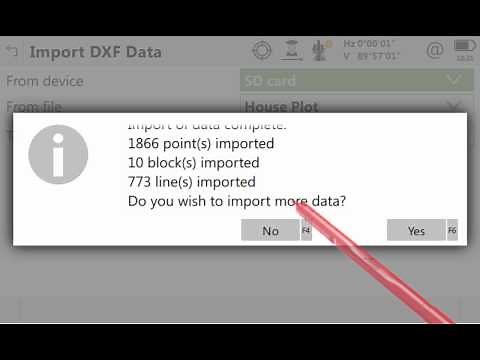 DXF files 1 (Importing method)