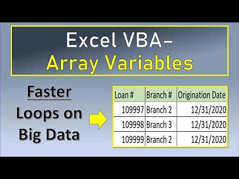 Excel VBA Read and Write Data to Arrays