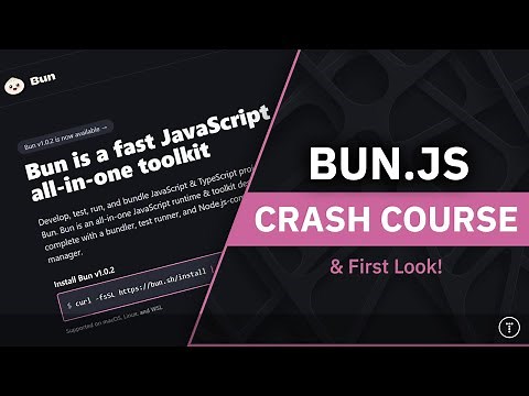 Bun Crash Course | JavaScript Runtime, Bundler & Transpiler