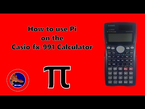 How to use Pi on the Casio fx-991 calculator