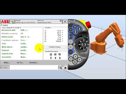 2. Jogging an ABB Robot using the Flexpendant