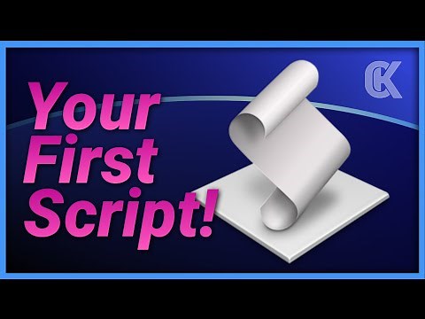 AppleScript Tutorial : First Script