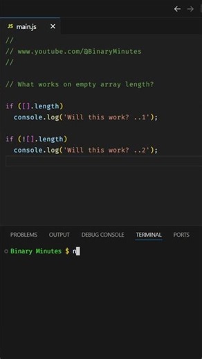 JavaScript | What works on empty array length
