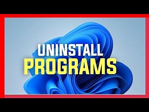 How to Uninstall a Program in Windows 11