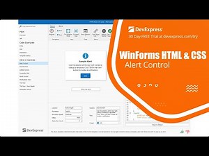 WinForms HTML & CSS: Quickly design alert notifications with HTML templates