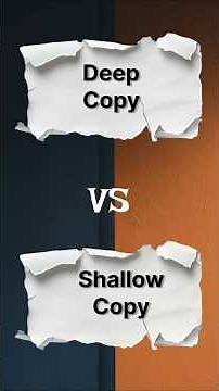 Shallow Copy vs Deep Copy in JavaScript (Explained in 60 Seconds)